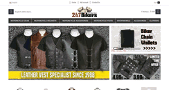Desktop Screenshot of 247bikers.com